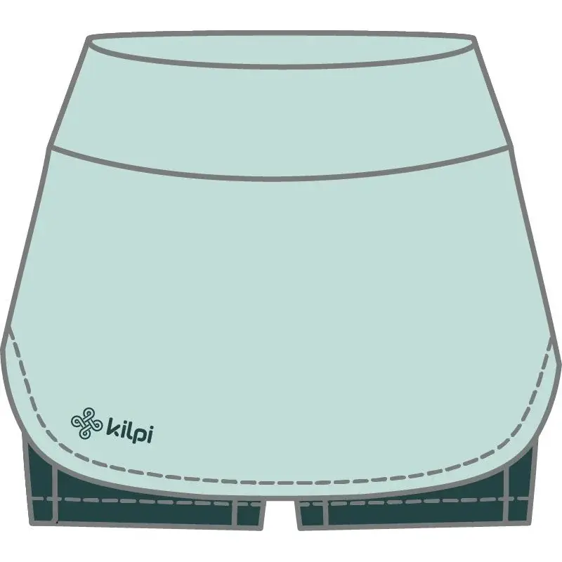 Kilpi Jupe de running femme Kilpi Titicaca-W menthe