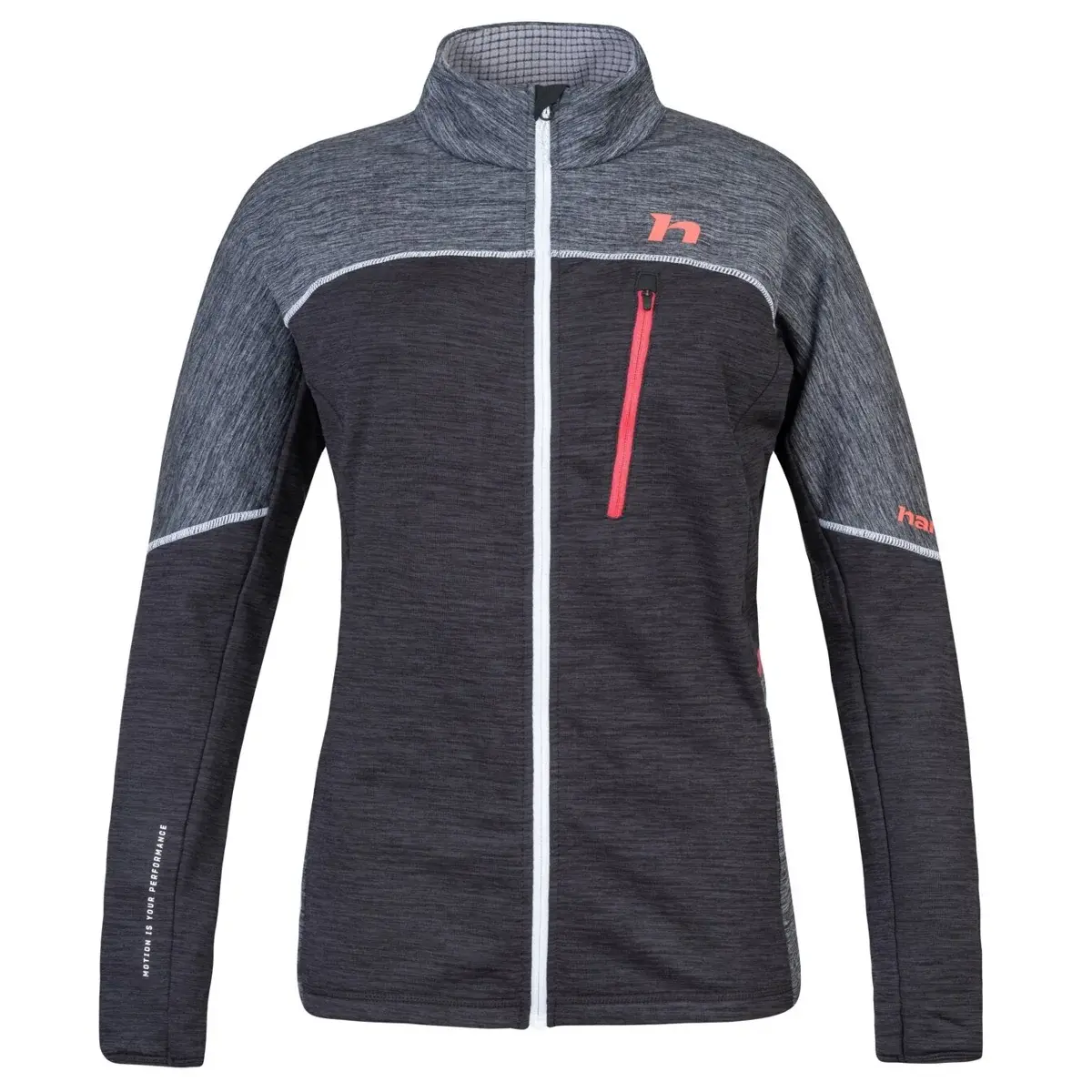 Sweat de randonnée femme Hannah Meda Light gray mel (dubarry)