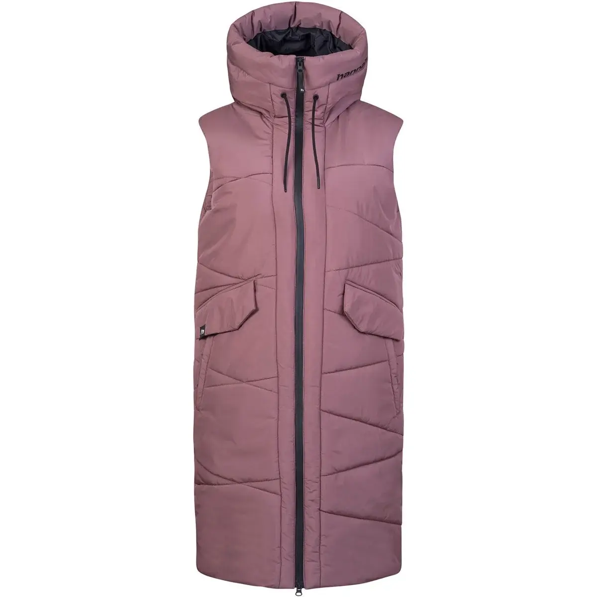 Hannah Gilet sans manches d'hiver femme Hannah Ela rose taupe