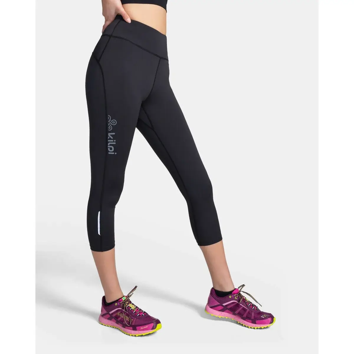 Kilpi Legging de fitness 3/4 femme Kilpi Amira-W noir