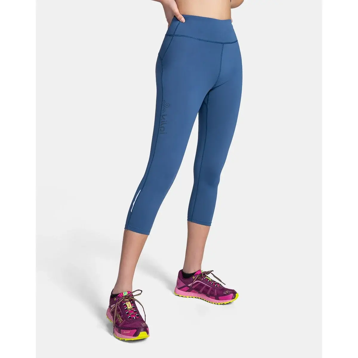 Kilpi Legging de fitness 3/4 femme Kilpi Amira-W bleu foncé
