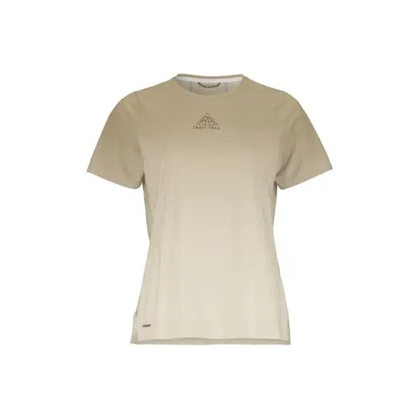 Craft T-shirt de running femme Craft Pro Trail SS 2 marron-blanc