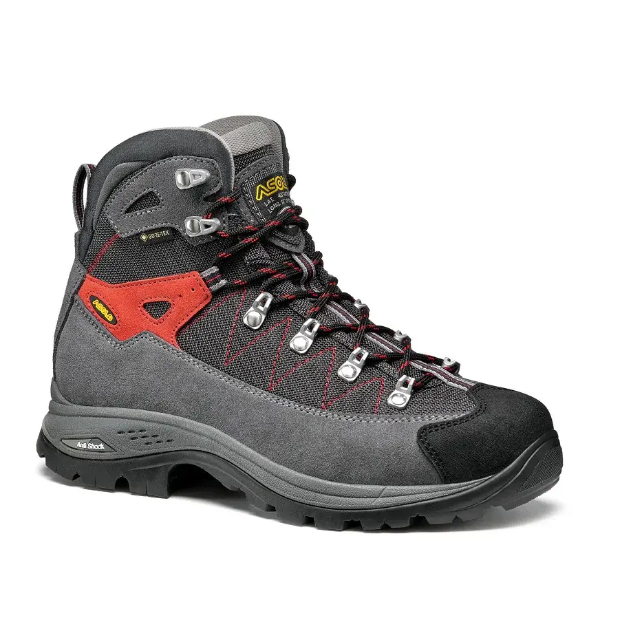 Asolo Chaussures montantes femme Asolo Finder GV ML grey/gunmetal/poppy red