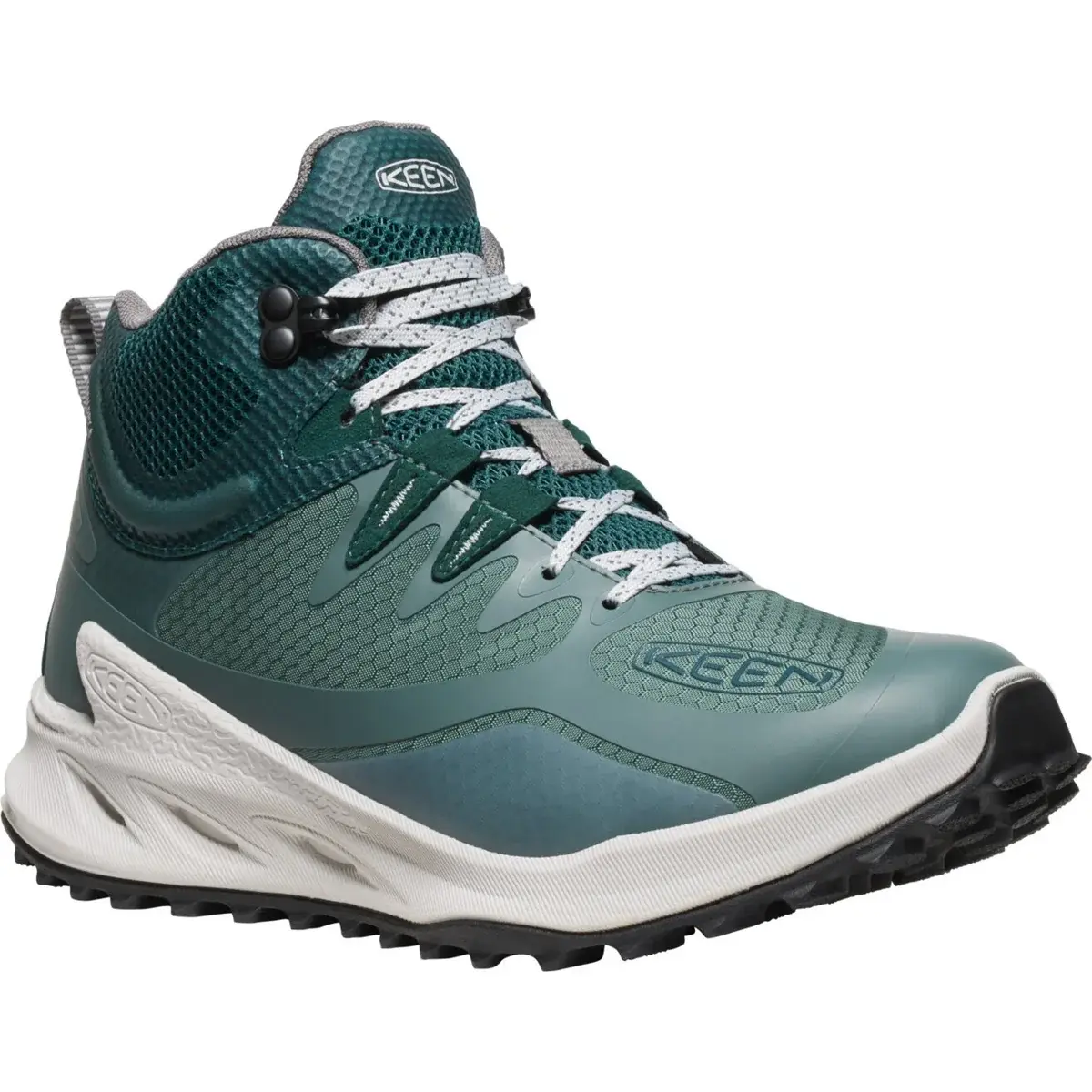 KEEN Chaussures mi-hautes femme KEEN Zionic Mid WP Women dark forest/sea moss