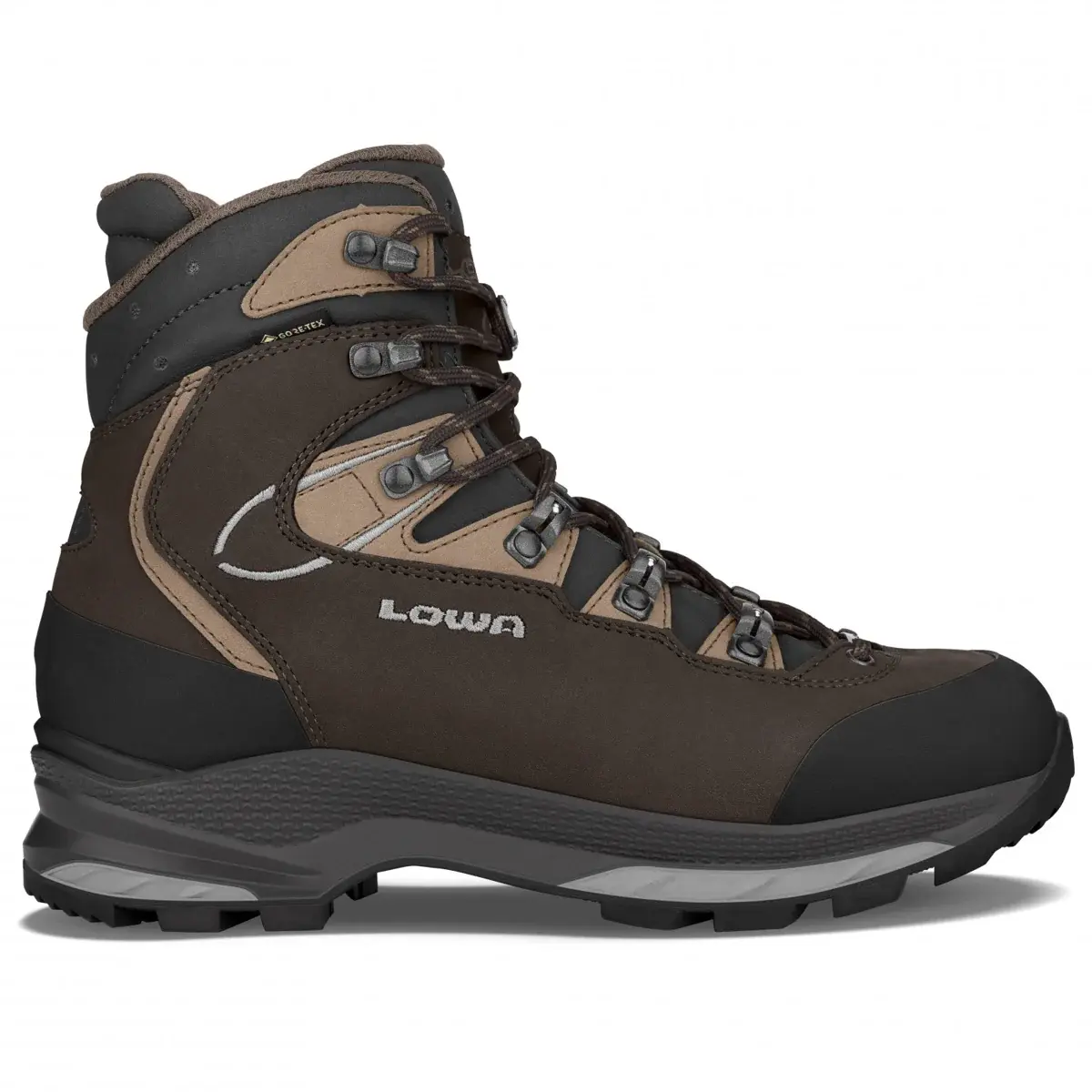 Chaussures montantes femme Lowa Mauria Evo GTX W's Dark brown/taupe