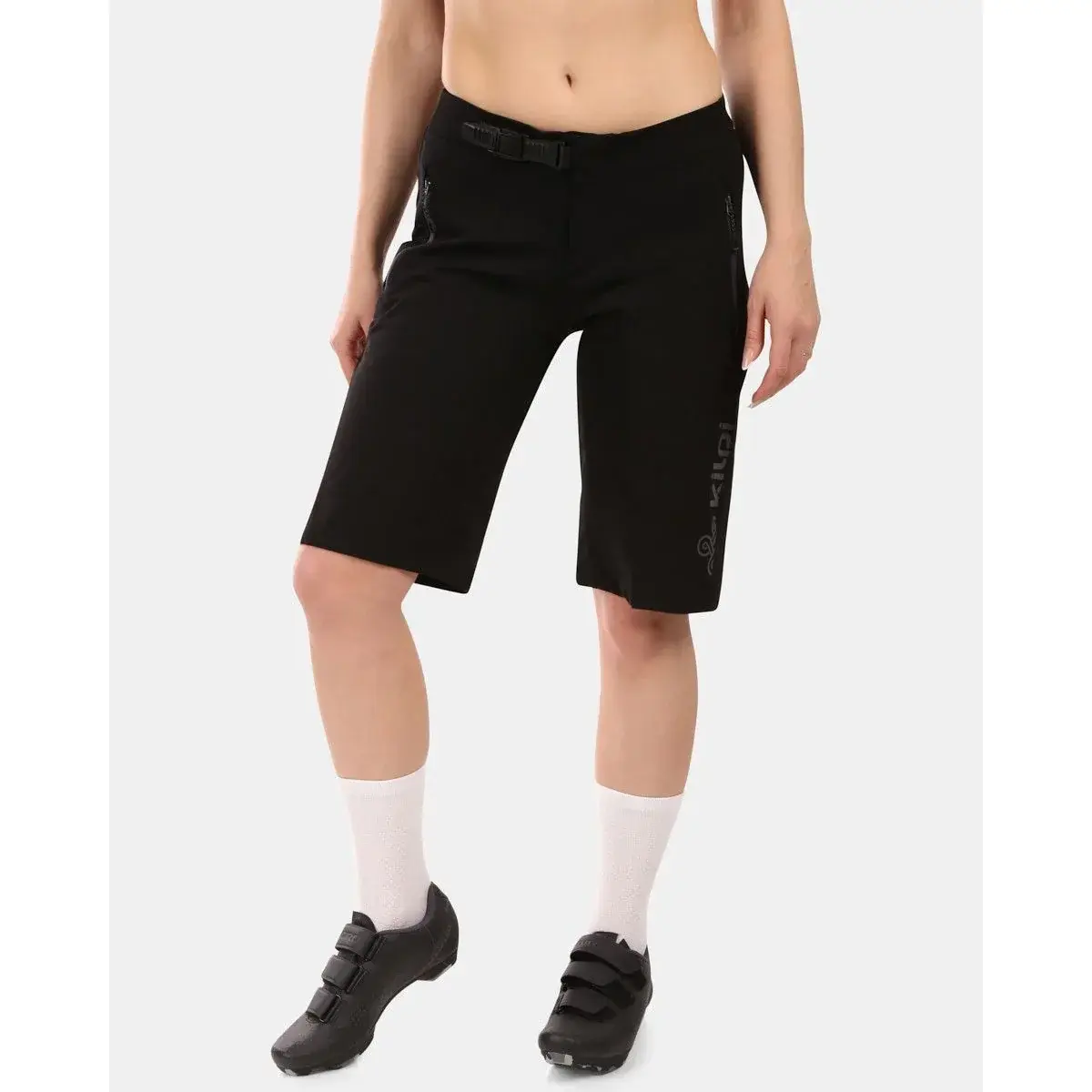 Cuissard femme Kilpi HIXON-W 2 en 1 pour VTT noir