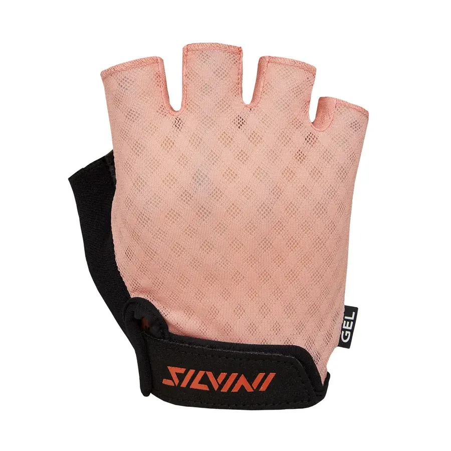 Silvini Gants de vélo femme Silvini Gaiona orange-black