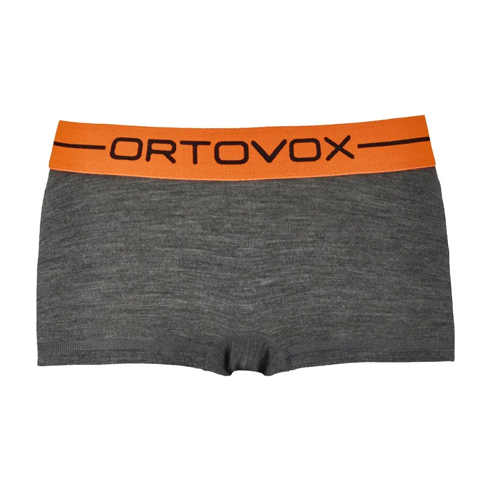 Ortovox Culotte technique femme Ortovox W's 185 Rock'n'Wool Hot Pants Grey Blend