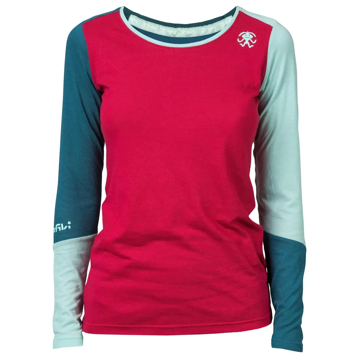 T-shirt technique femme Rafiki Finale earth red/tapestry/eggshell rouge