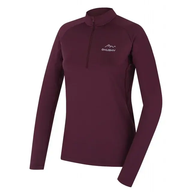T-shirt technique femme Husky TROMI ZIP L purple, taille