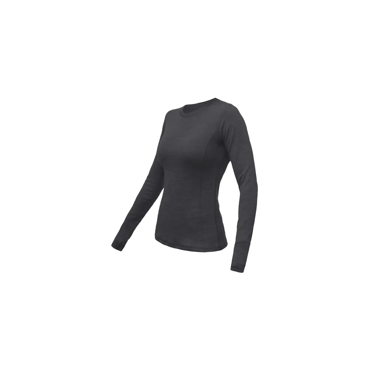 T-shirt technique femme Sensor Merino Bold anthracite gray