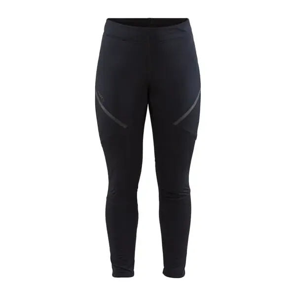 Craft Pantalon softshell isolé femme Craft Glide Wind Tights noir