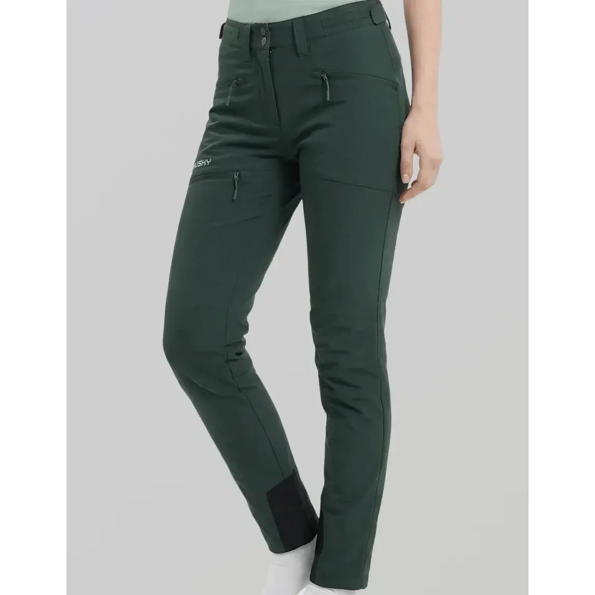 Pantalon femme Husky Kabuki L dark green