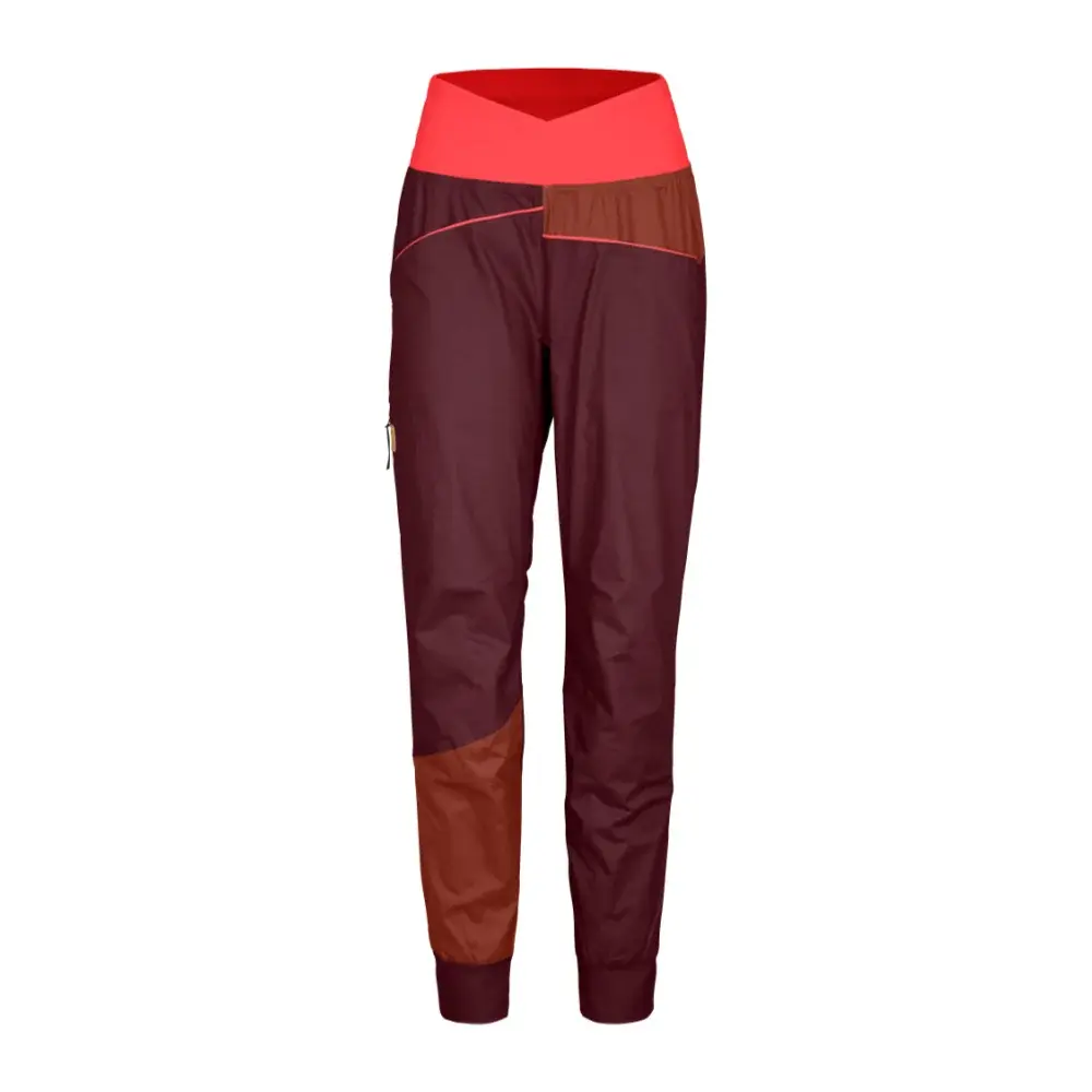 Pantalon d'escalade femme Ortovox Valbon Pants W winetasting