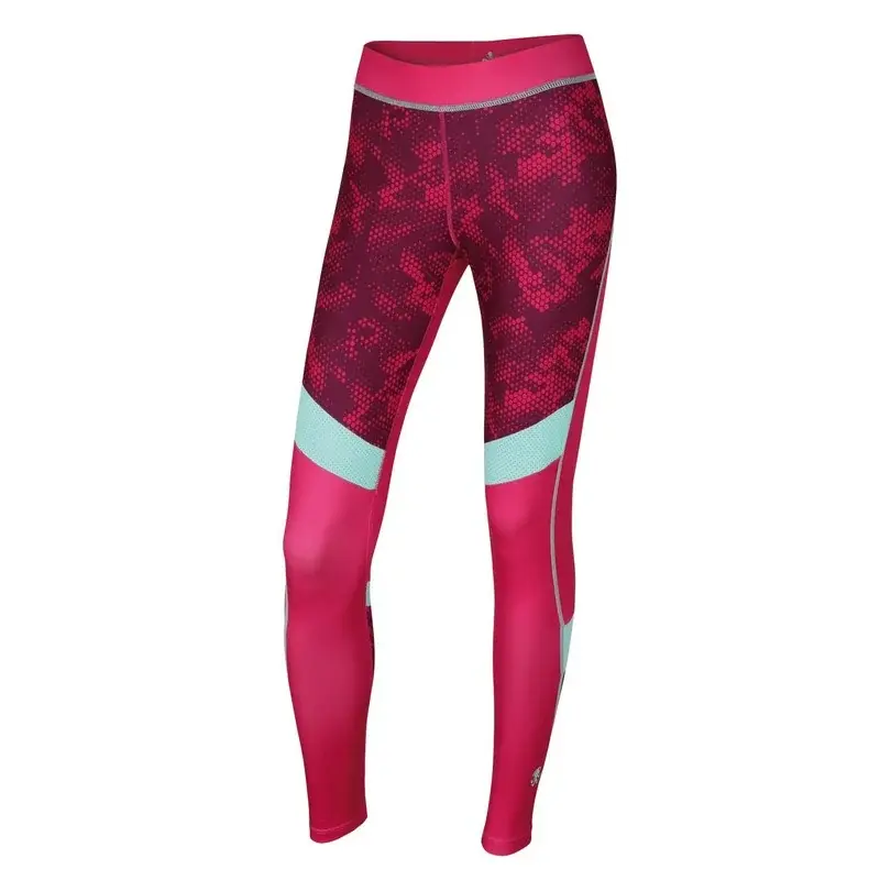 Rafiki Legging de sport femme Rafiki Cat II Print hexa wine
