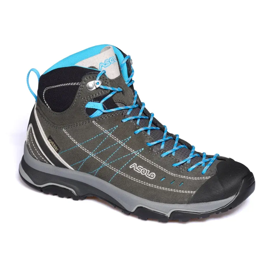 Asolo Chaussures montantes femme Asolo Nucleon Mid GV ML graphite/silver/cyan/A772