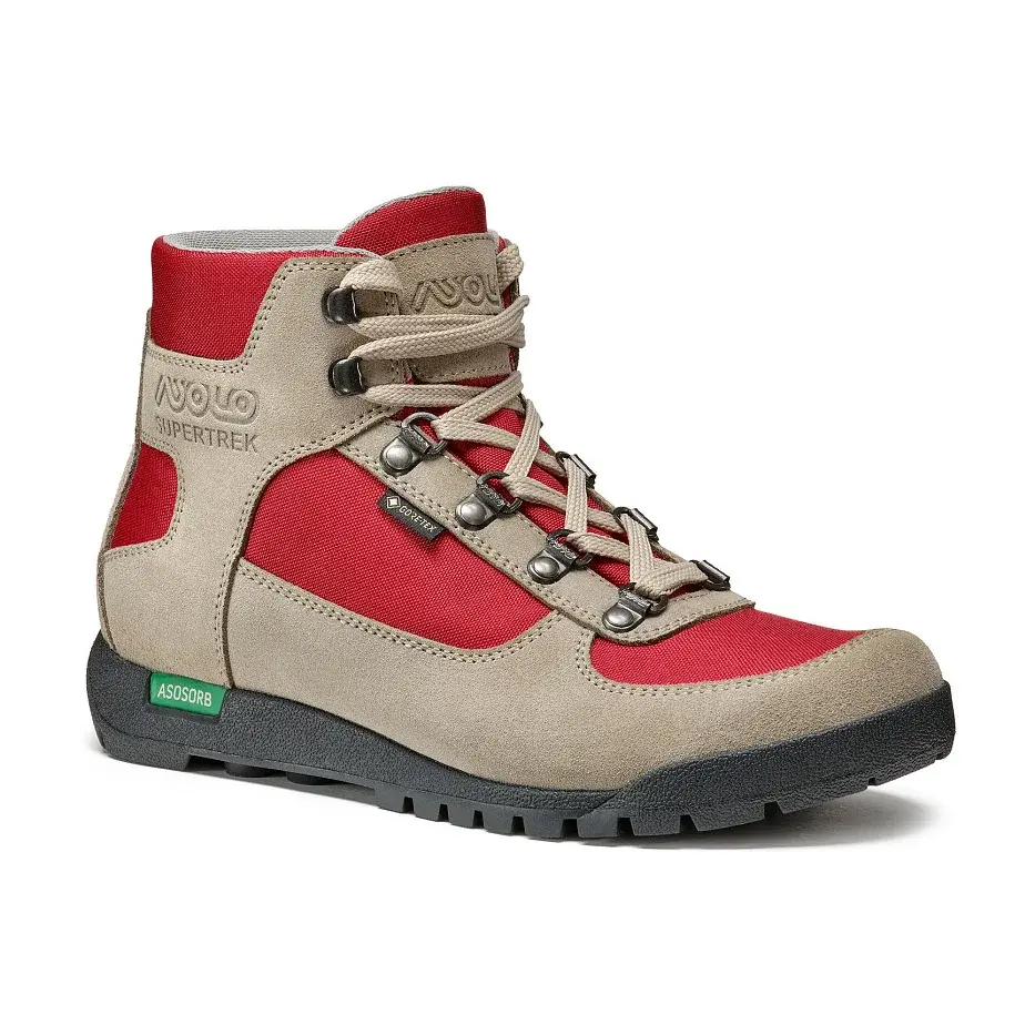 Chaussures montantes femme Asolo Supertrek GTX ML earth beige/chilli red