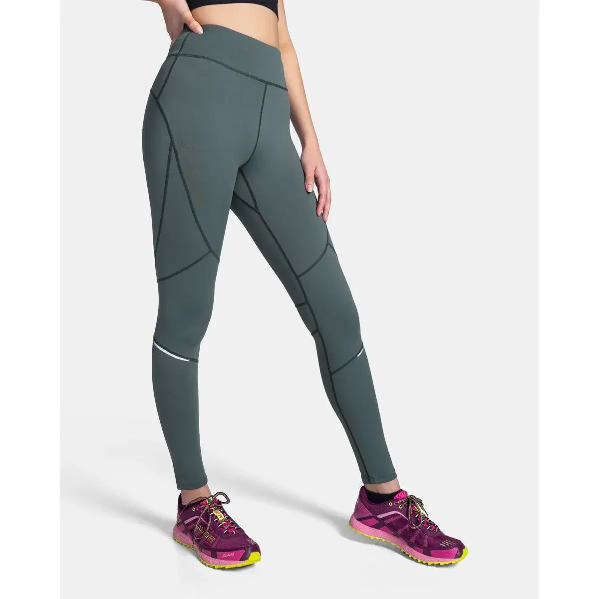 Kilpi Legging de fitness femme Kilpi Lamire-W vert foncé