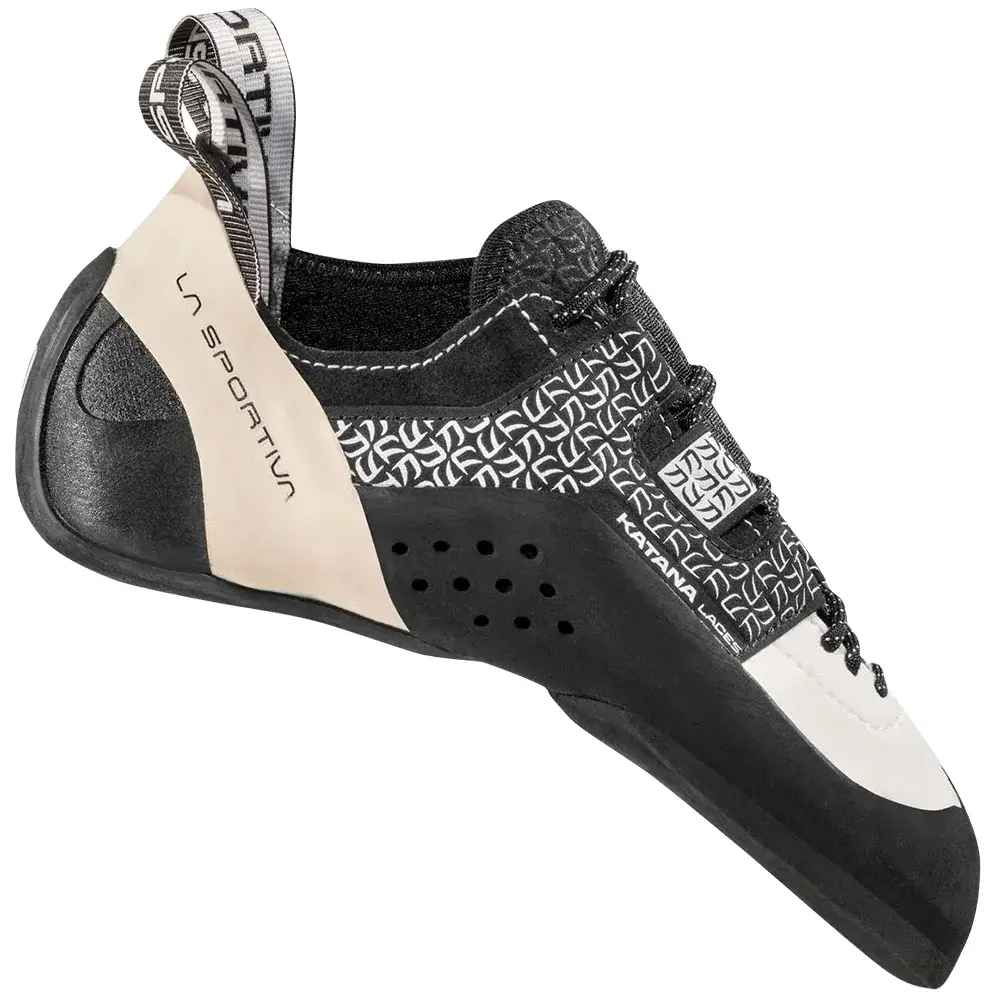 La Sportiva Chaussons d'escalade femme La Sportiva Katana Laces white/black