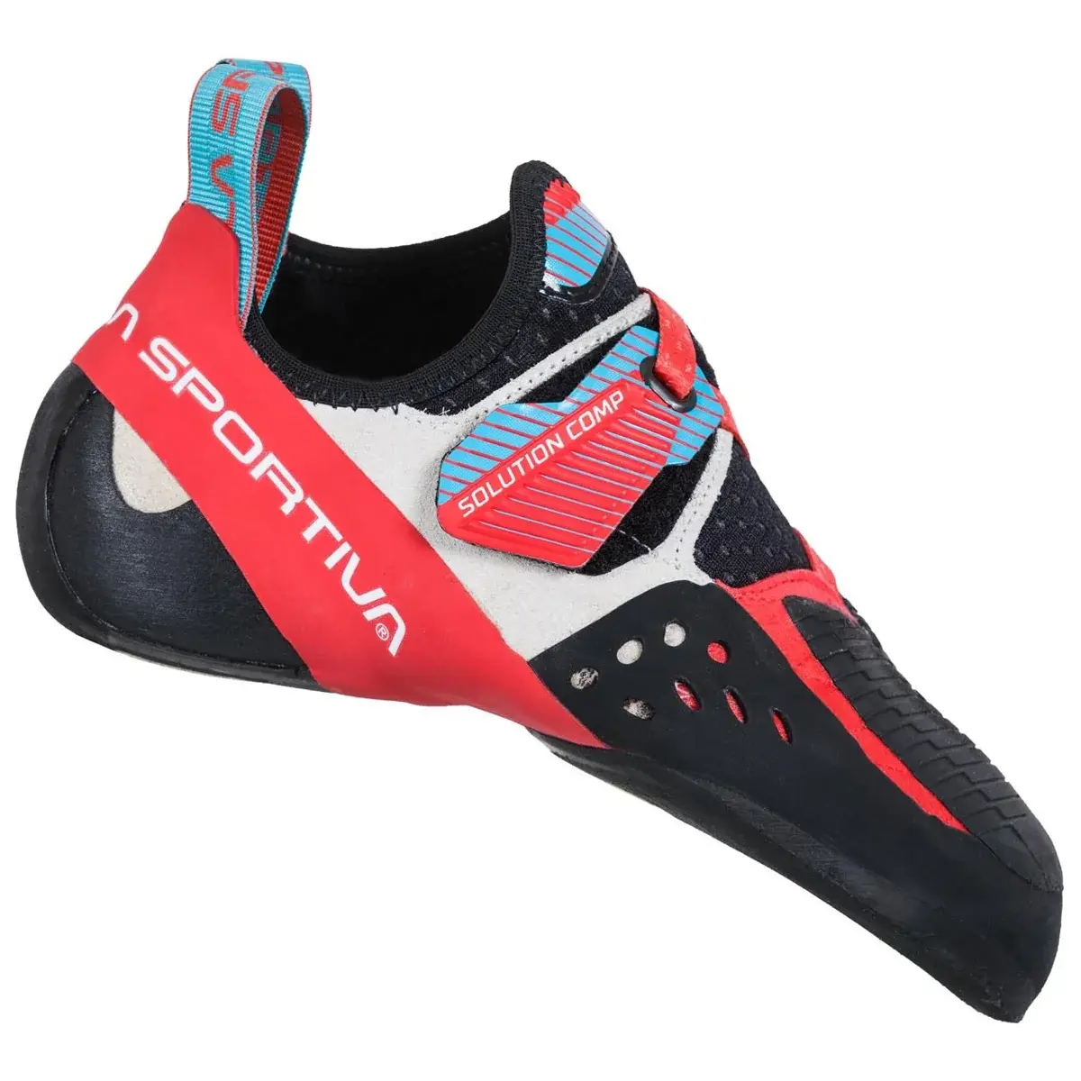 La Sportiva Chaussons d'escalade femme La Sportiva Solution Comp Woman hibiscus/malibu blue