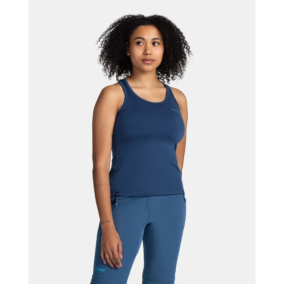 Kilpi Débardeur Merino femme Kilpi Mirien-W bleu foncé