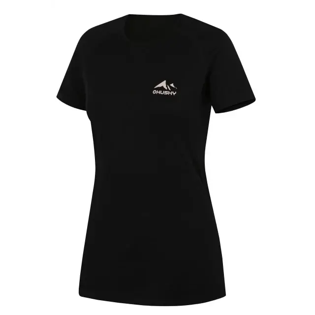 T-shirt Merino femme Husky Mersa L black