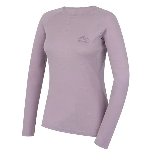 T-shirt Merino femme Husky MERTEE L light purple, taille