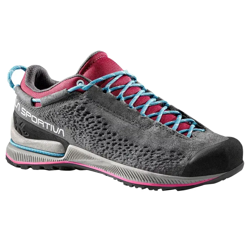 La Sportiva Chaussures d'approche femme La Sportiva TX2 Evo Leather Carbon/Red Plum