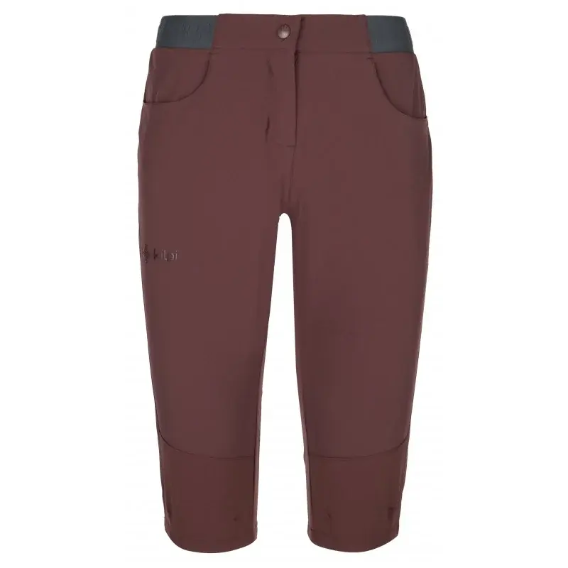 Kilpi Pantacourt outdoor femme Kilpi Meedin-W Rouge foncé