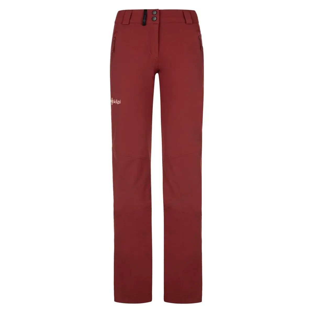 Pantalon outdoor femme Kilpi LAGO-W rouge foncé
