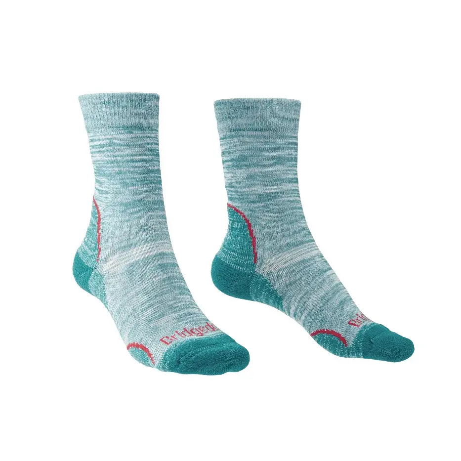 Chaussettes femme Bridgedale Hike UL T2 CP Boot Women's teal/259