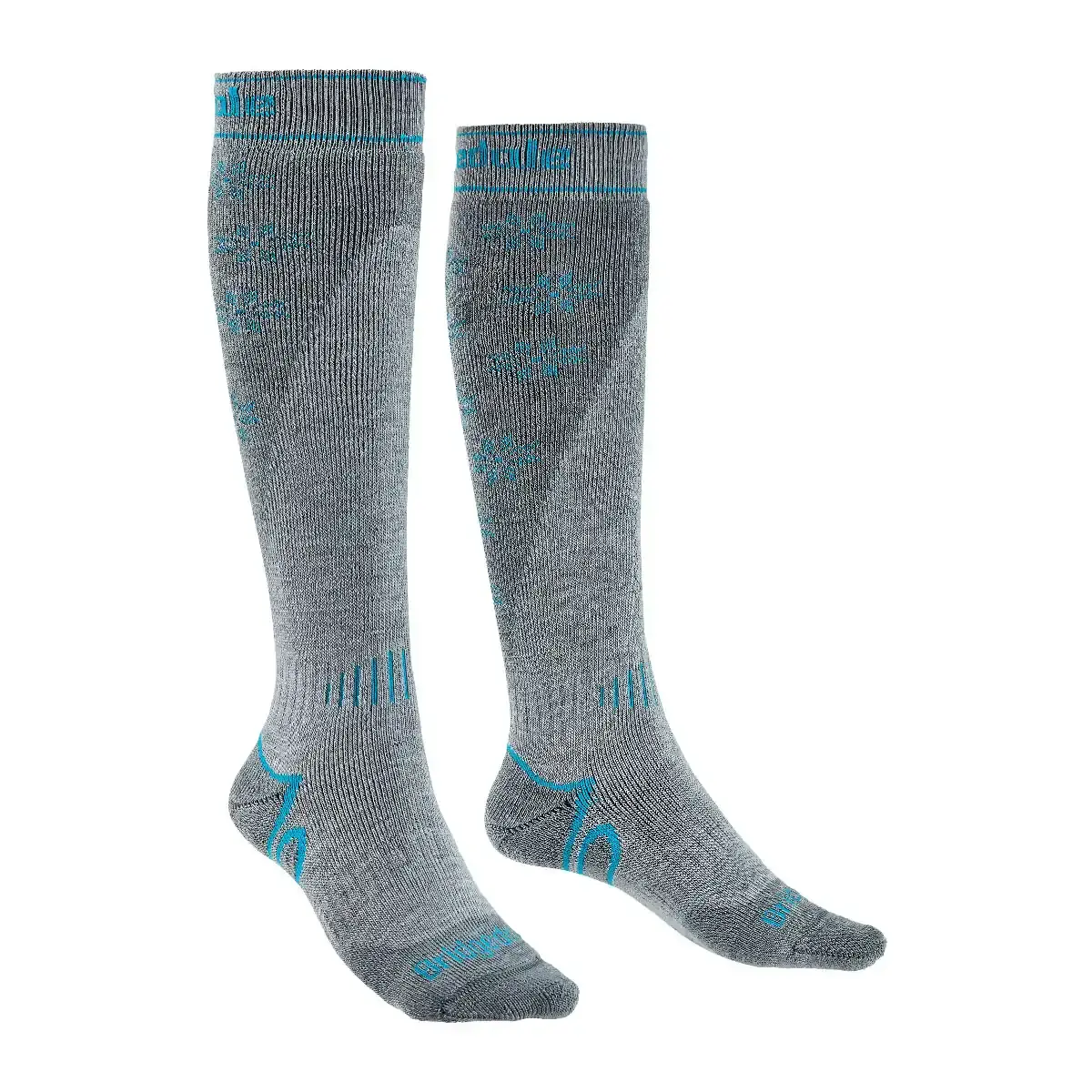Chaussettes femme Bridgedale Ski Midweight+ stone/grey/040