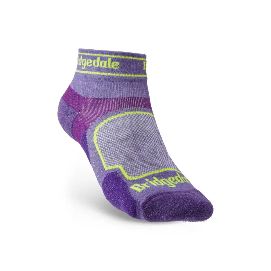 Bridgedale Chaussettes de running femme Bridgedale Trail Run UL T2 CS Low purple