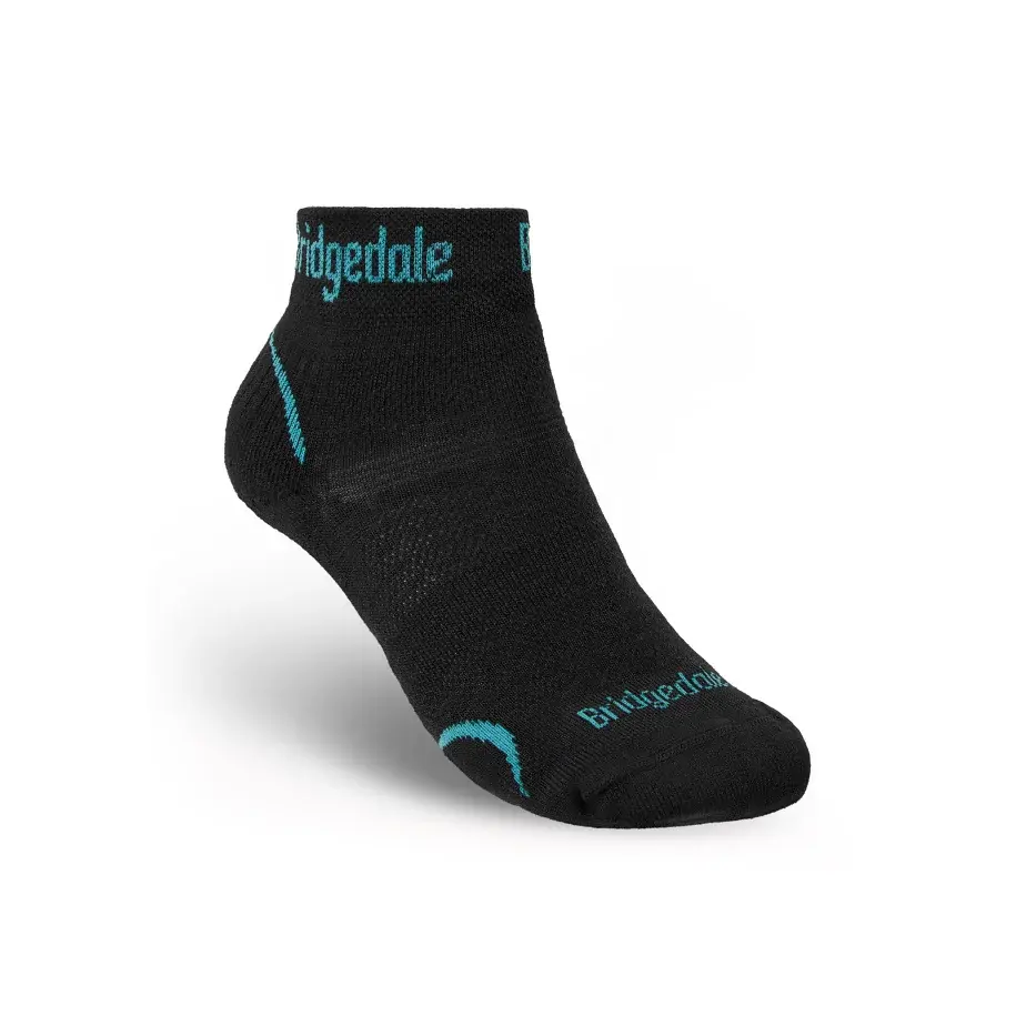 Chaussettes femme Bridgedale Hike Ultralight Performance Ankle Black/Blue