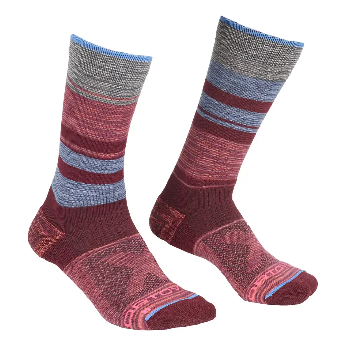 Ortovox Chaussettes thermiques techniques femme Ortovox All Mountain Mid Socks multicolour