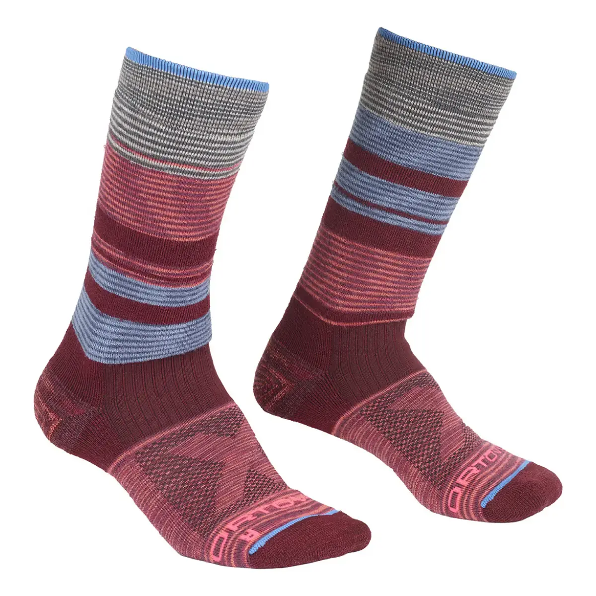 Ortovox Chaussettes thermiques techniques femme Ortovox All Mountain Mid Socks Warm multicolour