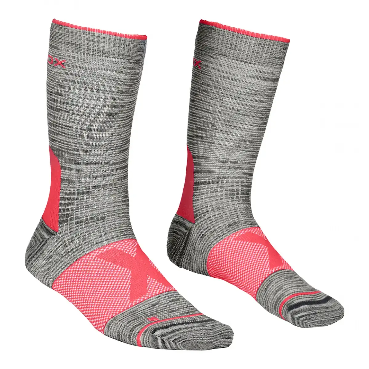 Ortovox Chaussettes techniques femme Ortovox Alpinist Mid Socks grey blend