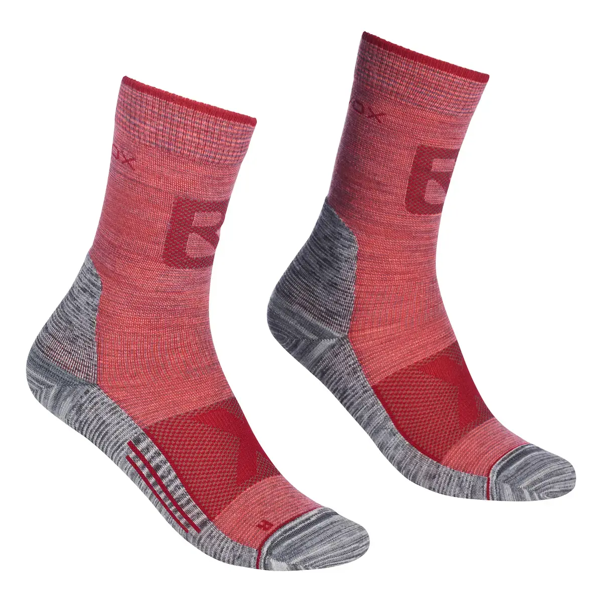 Chaussettes femme Ortovox Alpinist Pro Compression Mid Blush
