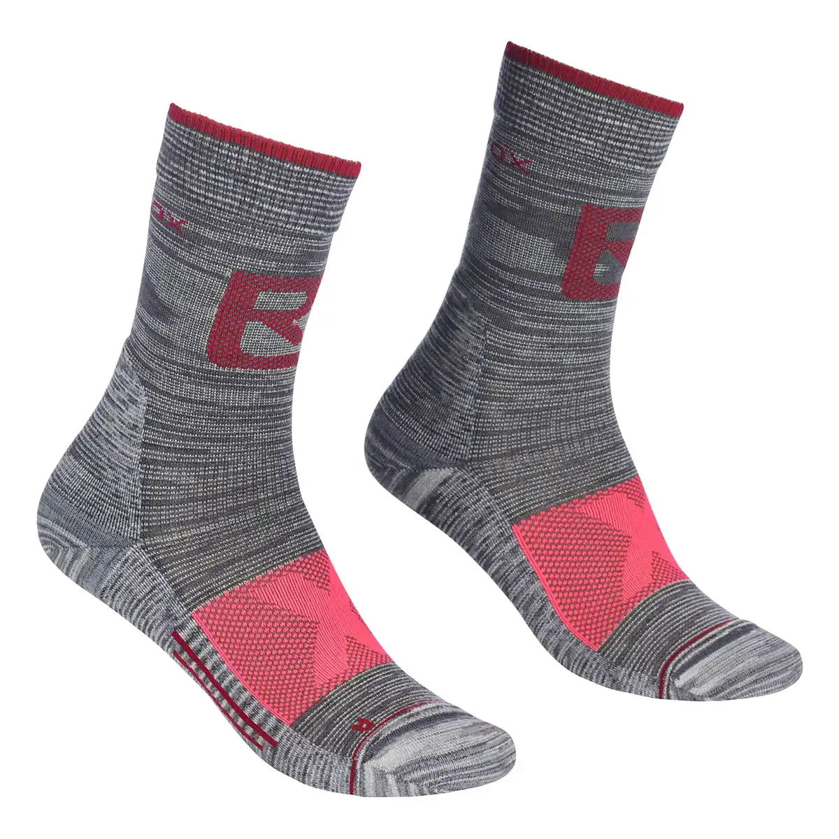 Ortovox Chaussettes femme Ortovox Alpinist Pro Compression Mid Grey