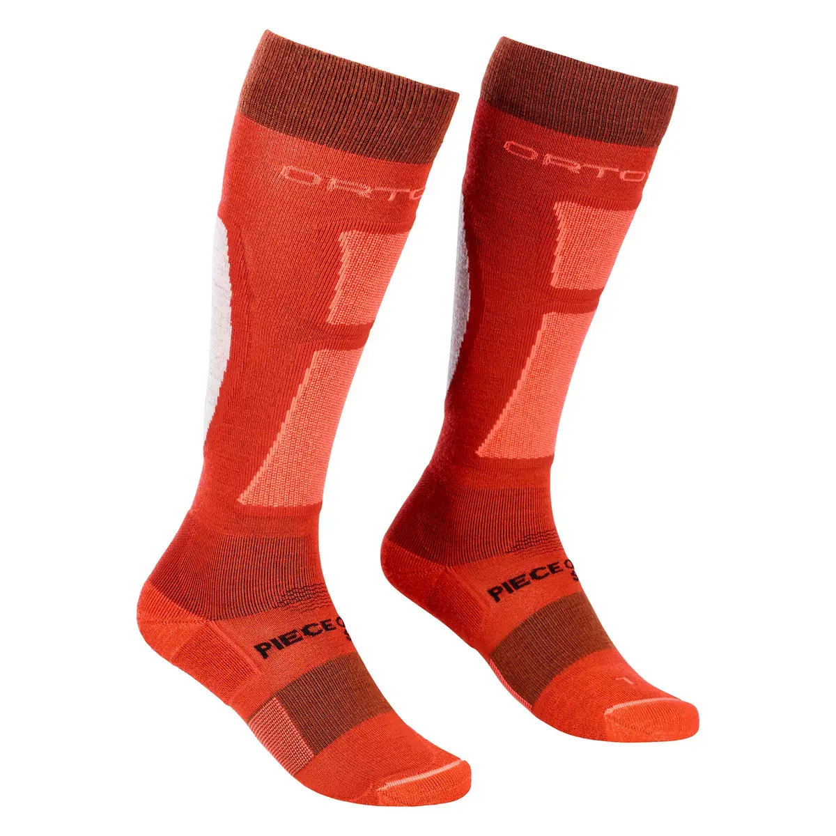Chaussettes femme Ortovox Ski Rock'n'Wool Long Socks Blush