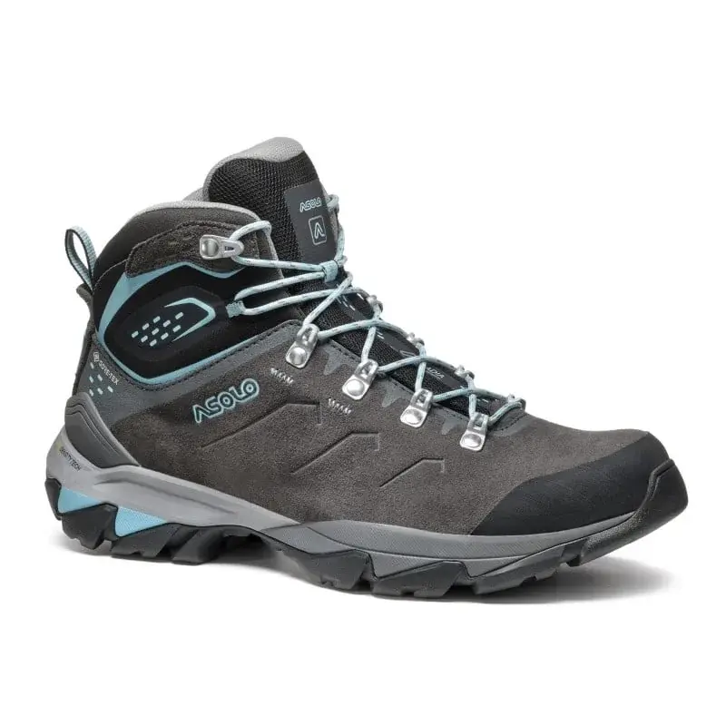 Asolo Chaussures larges femme Asolo Acadia MID GTX Bunion ML graphite/sky blue