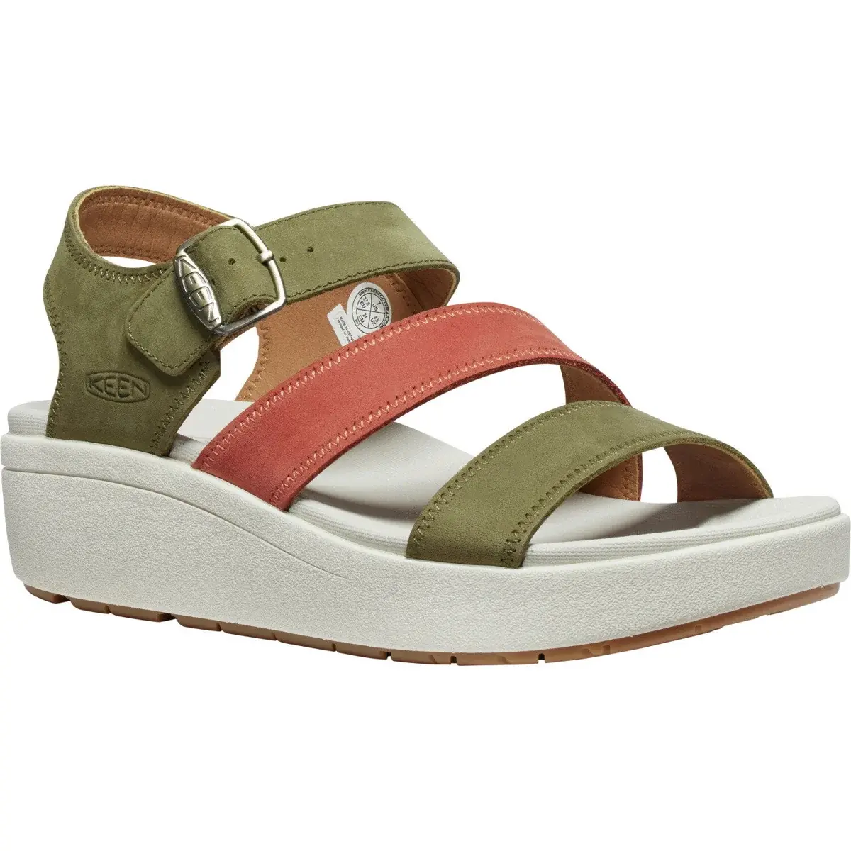 KEEN Sandales femme KEEN Ellecity Backstrap Women martini olive/baked clay