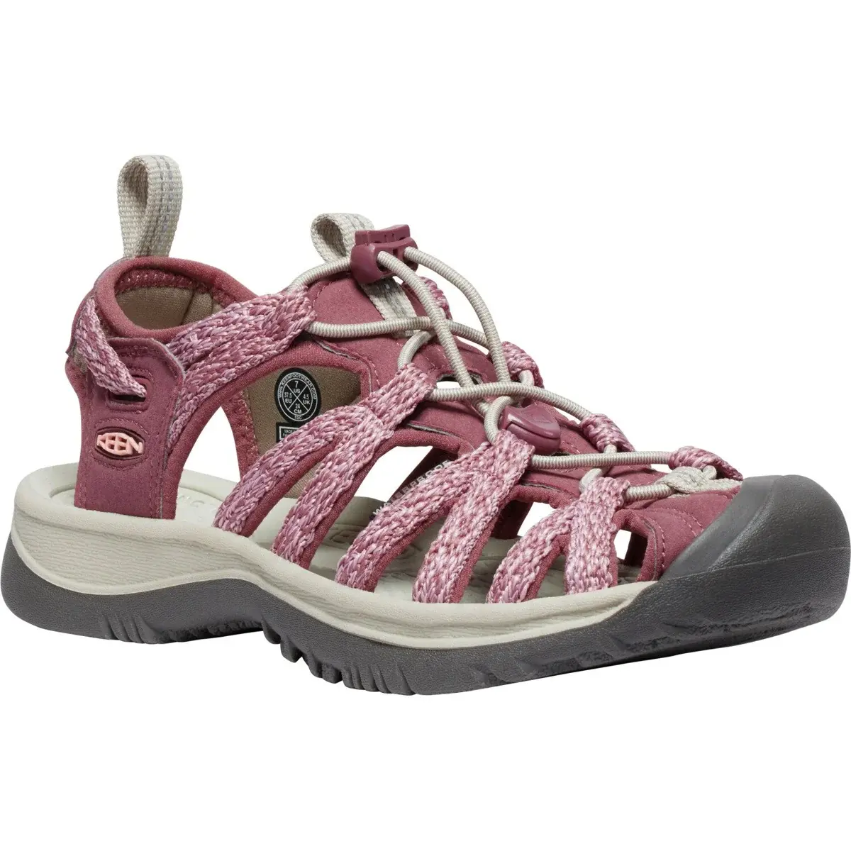 KEEN Sandales polyvalentes femme KEEN Whisper Women rose brown/peach parfait