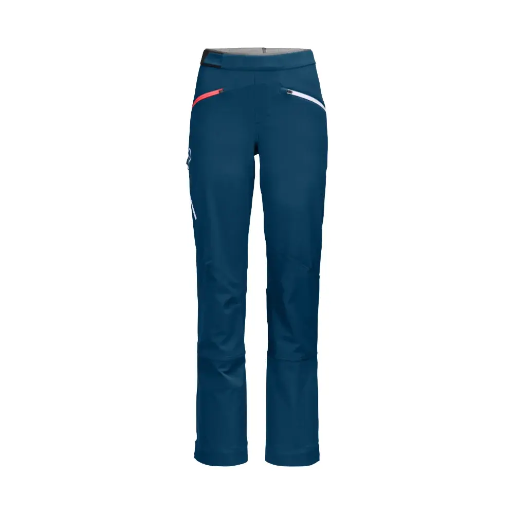 Ortovox Pantalon softshell et de ski de randonnée femme Ortovox W's Col Becchei Pants Petrol blue