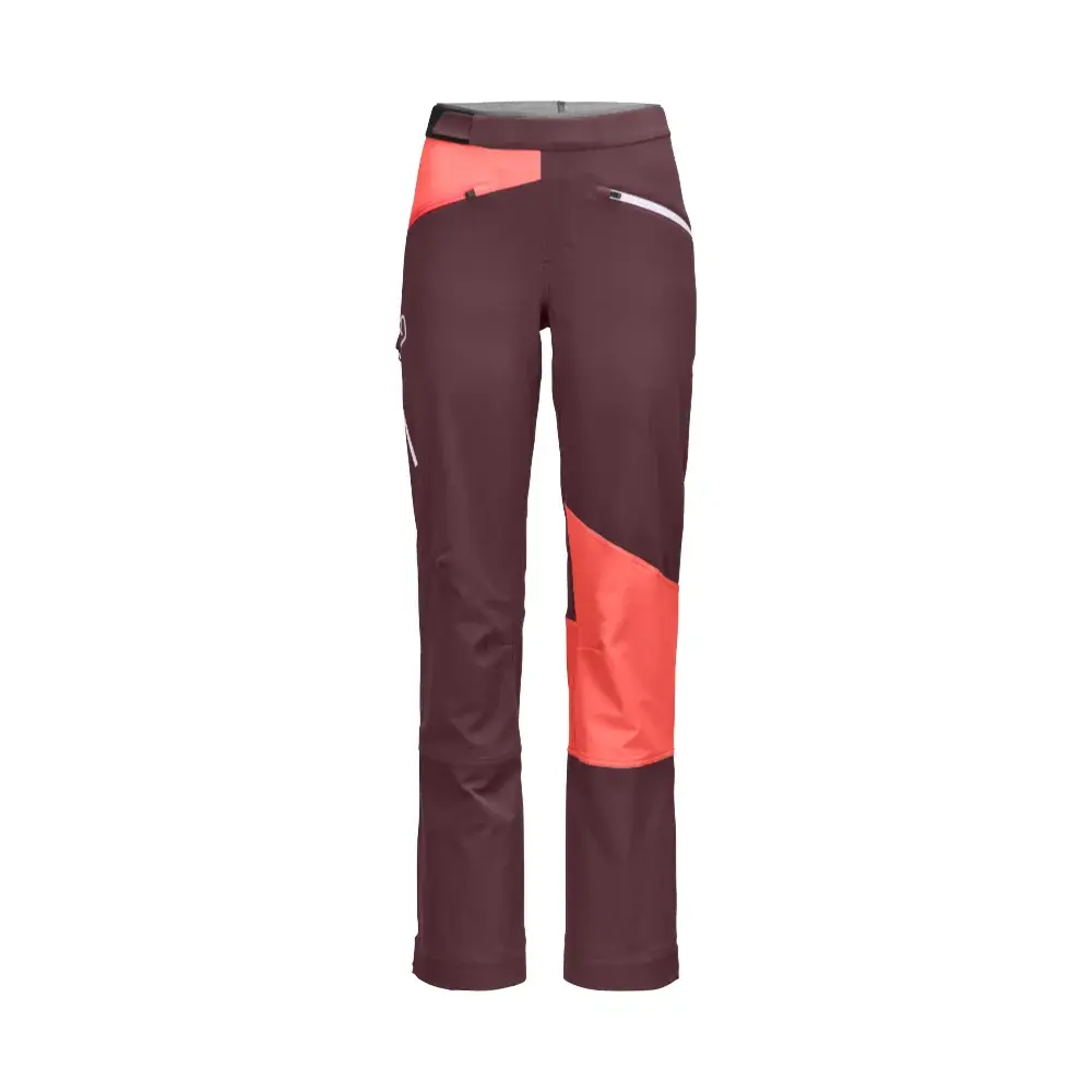 Ortovox Pantalon softshell et de ski de randonnée femme Ortovox W's Col Becchei Pants Winetasting