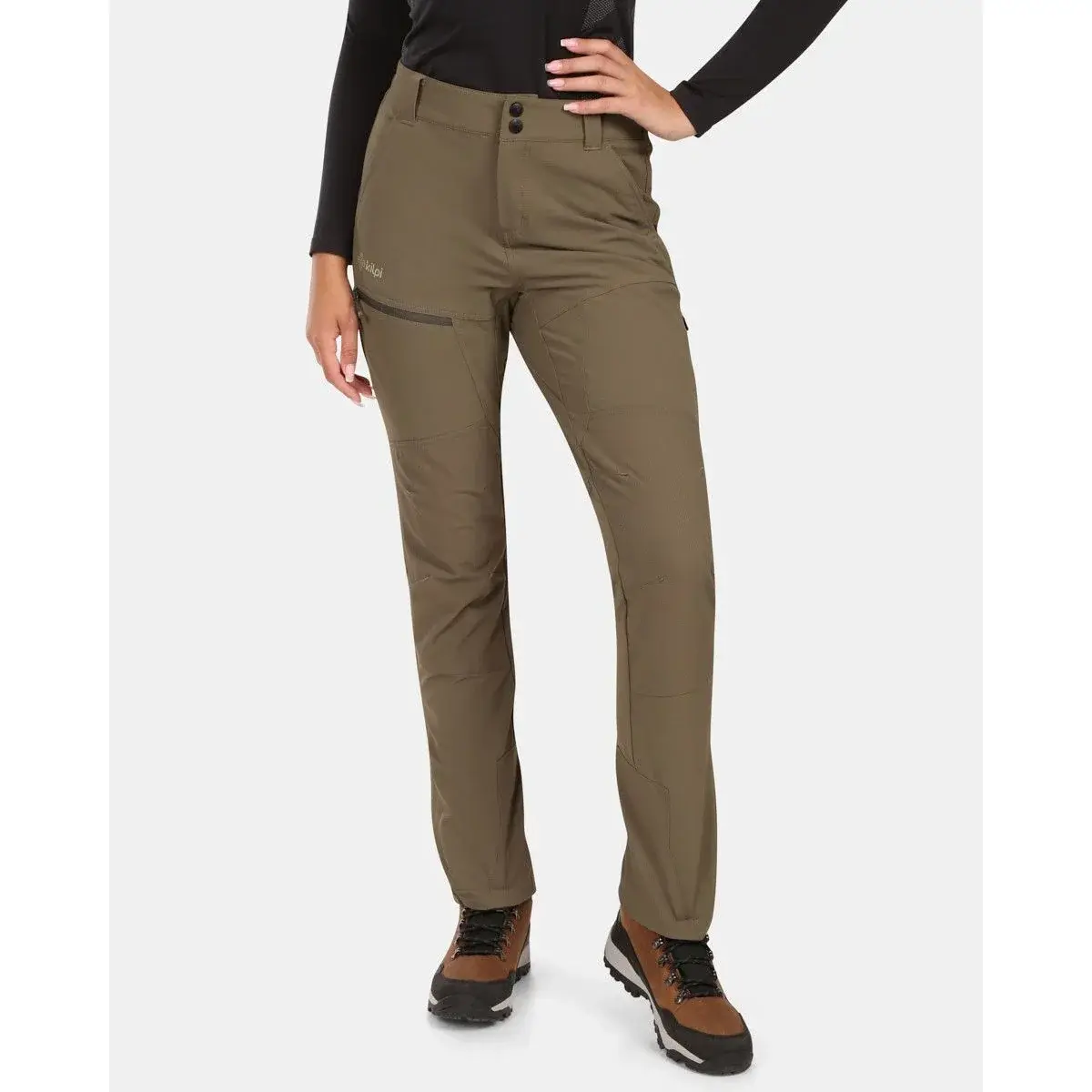 Pantalon softshell femme Kilpi VILLAIN-W vert