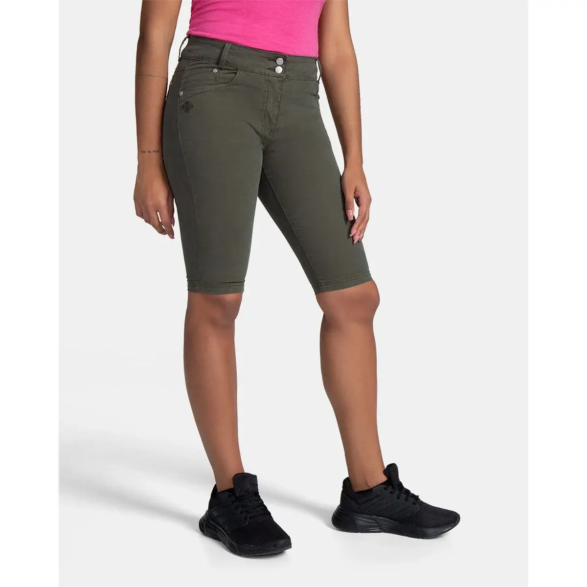 Short en jean femme Kilpi Pariva-W vert foncé