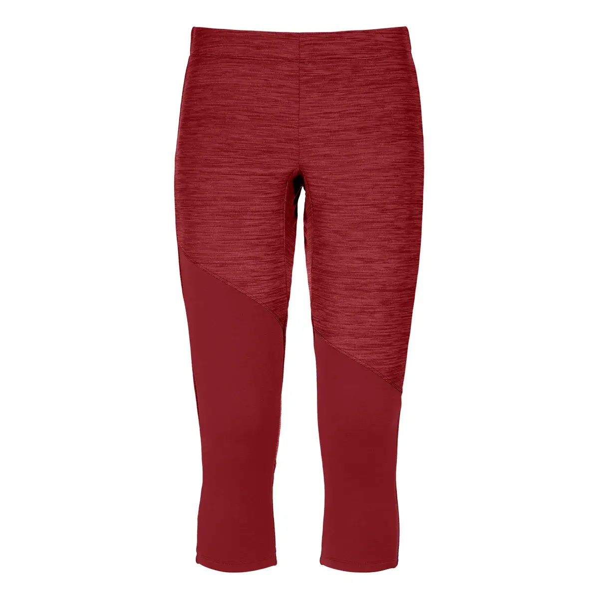Ortovox Caleçon long femme Ortovox W´s Fleece Light Short Pants dark blood blend
