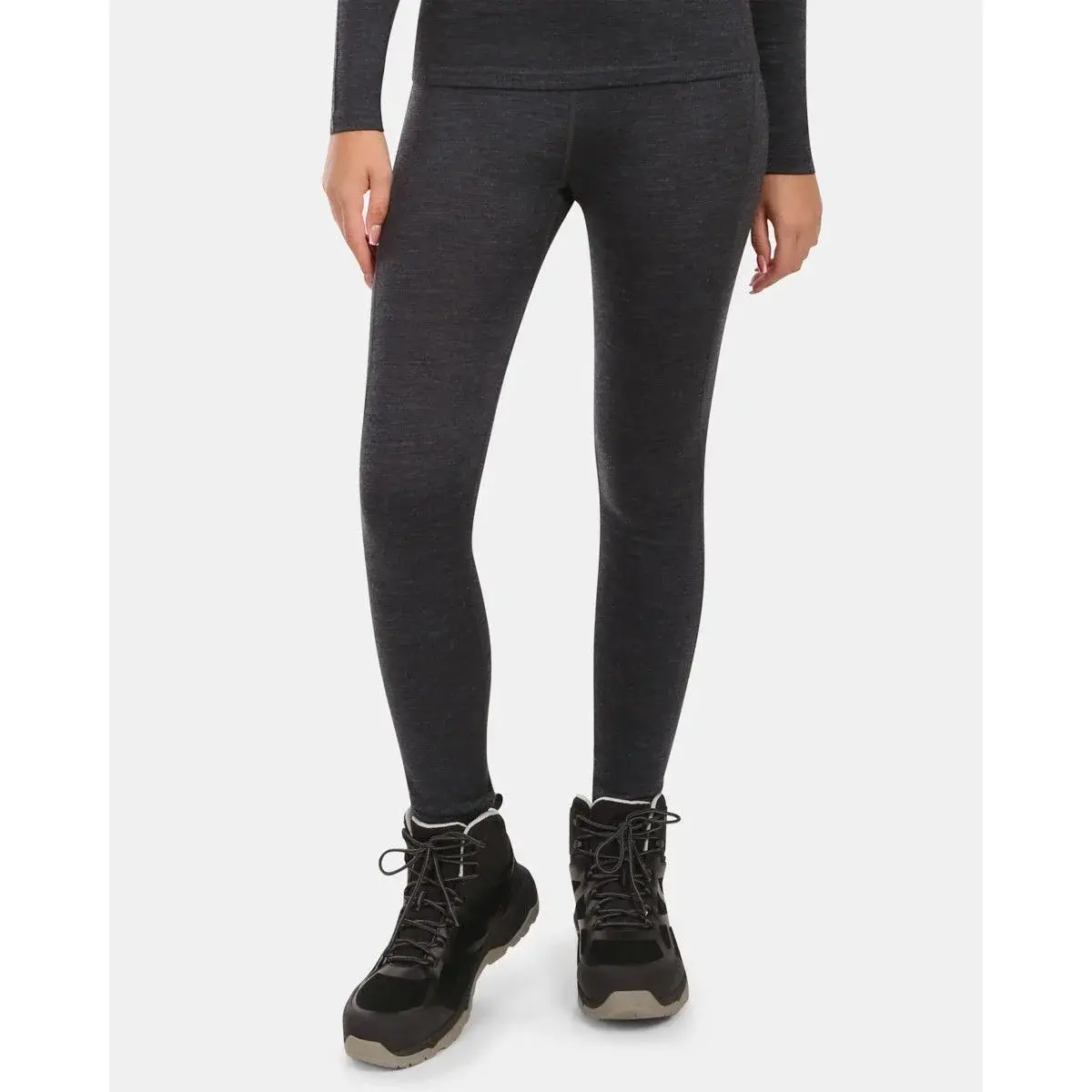 Caleçon long thermique femme Kilpi MAVORA BOTTOM-W noir