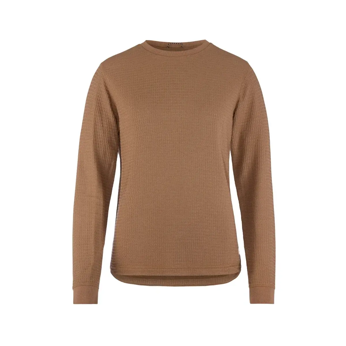 T-shirt thermique femme Craft Wool Waffle marron